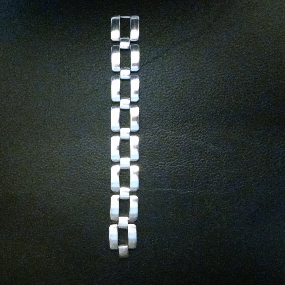 Vintage 925 Sterling Silver Link Bracelet